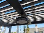Bioclimatic Outdoor Motorized Louvered Pergola Aluminum Waterproof Awning 4 X 4m