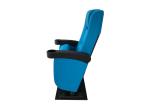 100% Polyester Commercial Theater Seating Steel Leg Auditorium Chair