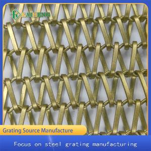 China Decorative Partition Diamond Aluminum Curtain Wall Mesh wholesale