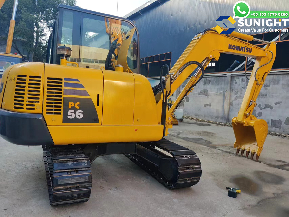 Komatsu PC56 Good Condition Used Excavator Machine Used JAPAN Komatsu PC56 Crawler Excavator Used Excavators