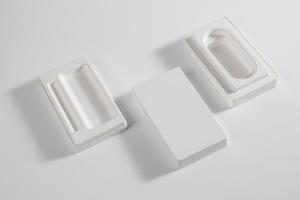 China Trimmed Moulded Paper Packaging Sustainable Wet Press Pulp Tray 100% Plastic Free wholesale