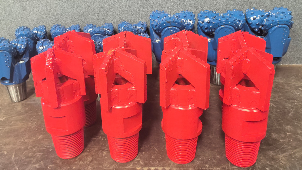 4 Wings PDC Drag Bit With 3 1/2" API Reg Pin For Geothermal Well Water Well Drilling