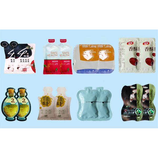 Sample bags produced by the machine