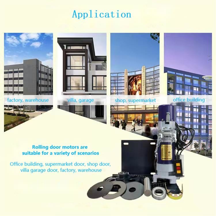 Home Use Single Phase 600Kg Rolling Shutter Motor Ac 220V