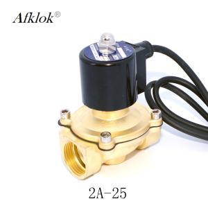 China 2A-25 Underwater solenoid valve 220v 1 inch Brass water Solenoid Valve wholesale