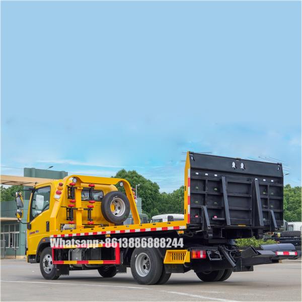 Howo 4*2 3 Tons Tow Truck Flatbed Wrecker