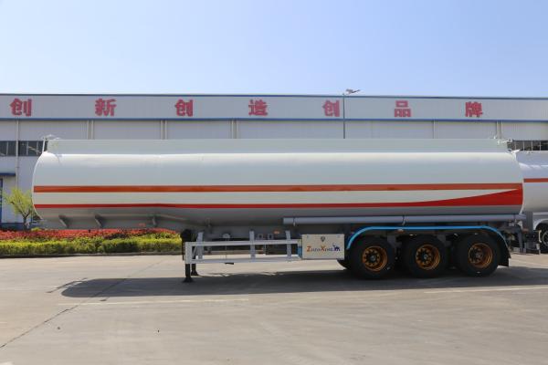 3axles 40000-60000 Liters Heavy Duty Petrol Transport Oil Fuel Tank Trailer with