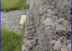 Galvanized Hexagonal Galfan Woven Gabion Fence System Baskets 2m Height