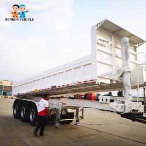 ISO Standard Self Dumping 40ft Drawbar Dump Semi Trailers