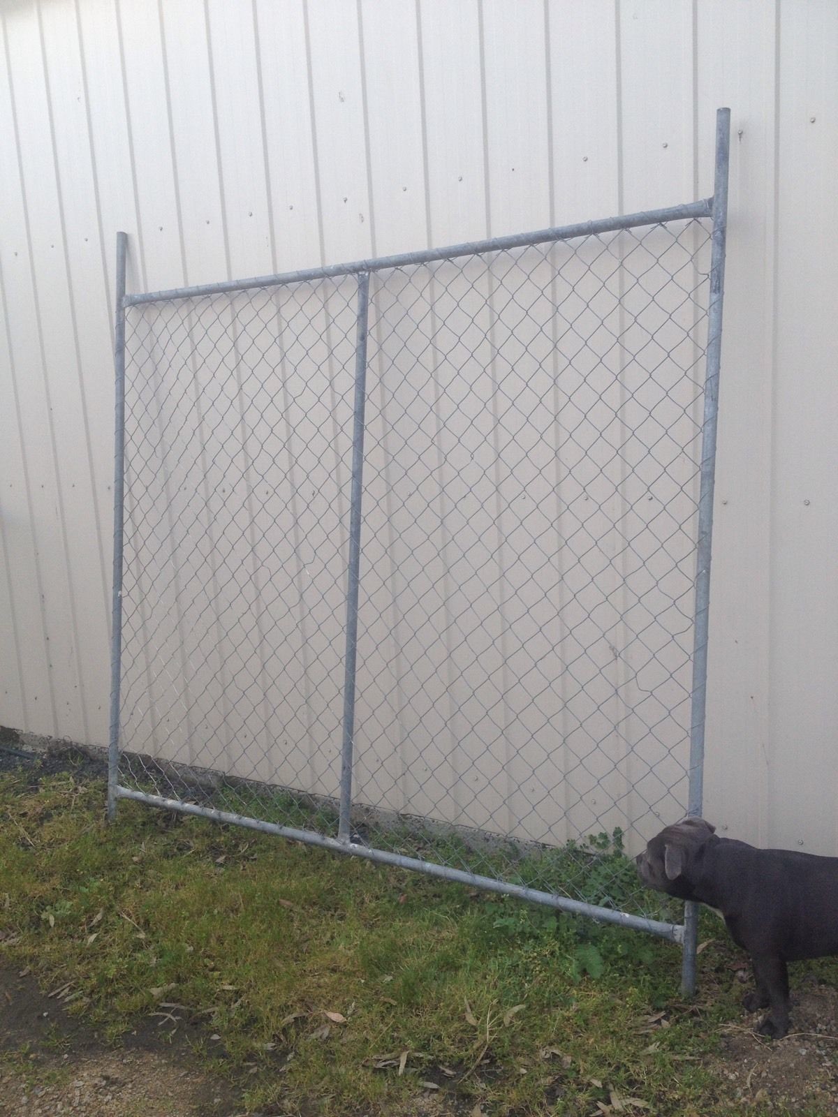 Darwin Cyclone Wire Temporary Fencing ,Chain link wire Temp Fence for sale 2100mm x 2500mm width mesh 50mm x 50mm