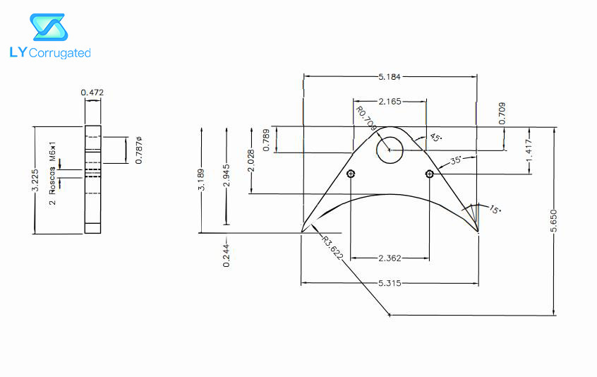 Flexo Printer Slotter Stripper Blade Corrugated Cardboard Carton Packing Machine Copper Blade