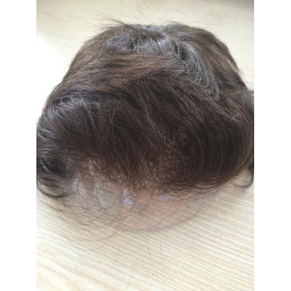 Npu Base 10*7 Male Hair Wig Medium Density Toupee Hair Replacement
