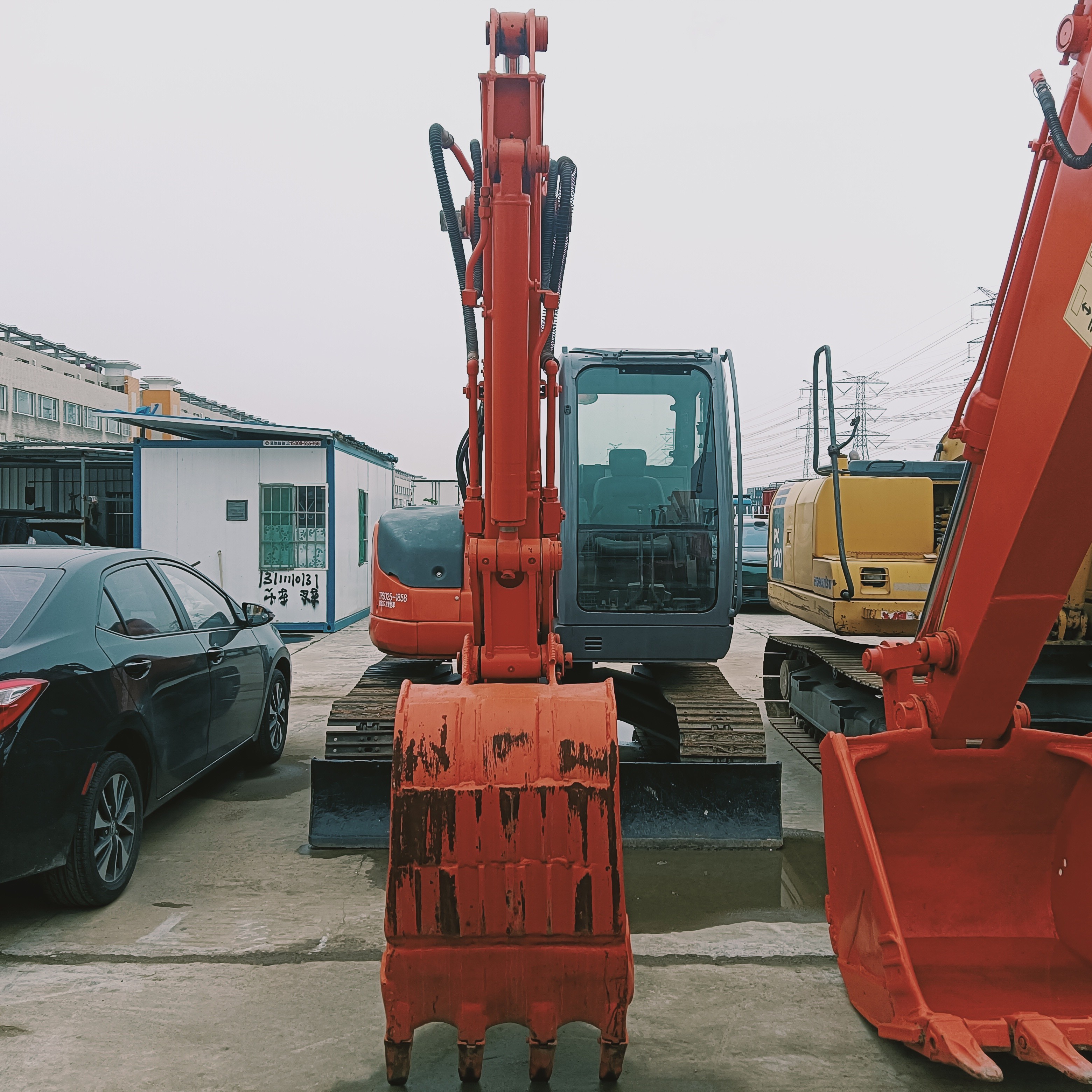 Used Excavator Original Hitachi ZX75 Secondhand Hydraulic 7ton Crawler Digger