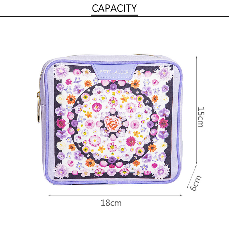 Women Polyester Multifunction cosmetic toiletry bag