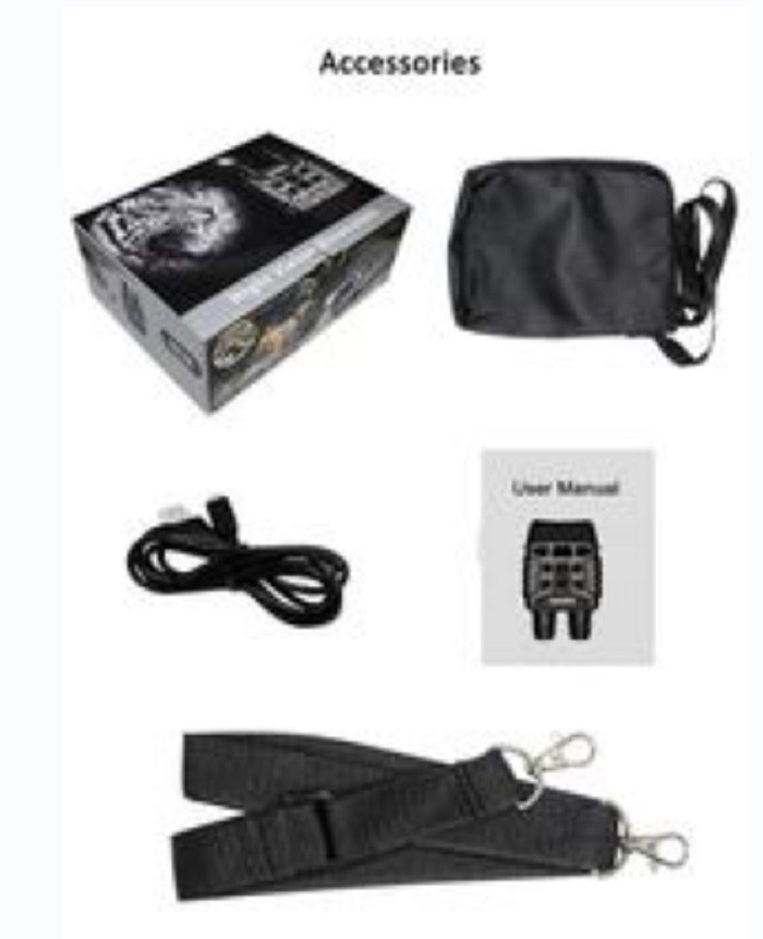 HD Infrared Night Vision Binoculars Digital 3X Magnification Window TFT Display