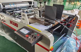Toy Paper Window Box Patching Machine Automatic V Cut Creasing Gluing