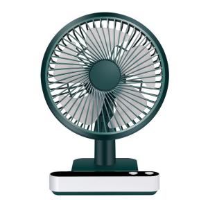 China Shaking Head Digital Display Rechargeable Usb Fan Silent Cycle Electric wholesale
