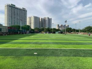 China Artificial Grass Custom Football Outdoor Sports Football Soccer Grass 60mm wholesale