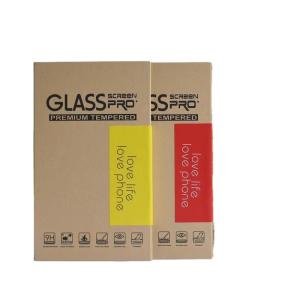 China OEM Tempered Film Kraft Paper Phone Case Packaging Box Reusable wholesale