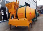 500L Ready Mix Portable Concrete Mixer , Industrial Electrical Drum Cement Mixer