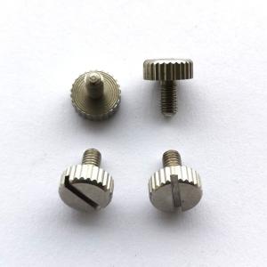 China M2.5X6 Stainless Steel Machine Screws knurled head passivated wholesale