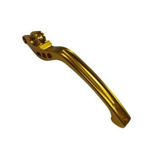 China Motorcycle Repair Adjustable Clutch Lever Gold Anodizing Aluminum Stable wholesale