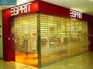 China 1.8mm Sturdy Polycarbonate Slat Clear View Roller Shutters wholesale