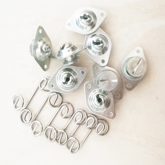 Universal Durable Silver Aluminum 5/16".500" 1/4 Quick Turn Dzus Dome Head Sprint Car for Custom-made OE NO. Fitment