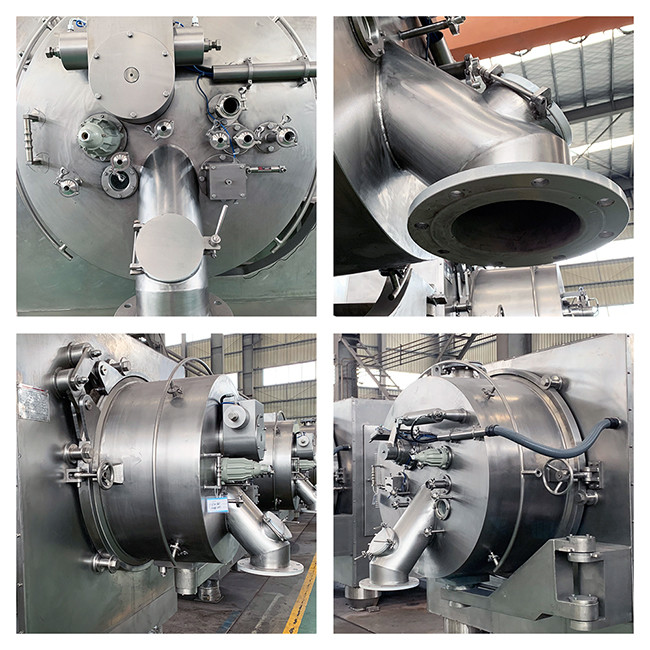SS316 Automatic Horizontal Bottom Discharge Centrifuge For Starch Extraction