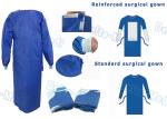 SMS Disposable Surgical Gown With Knitted Cuff Environmentally Friendly