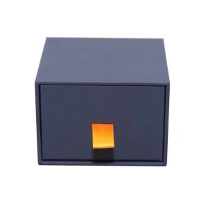 China Cardboard Fancy Paper Gifts Packing Boxes Contrast Color Sliding Drawer Gift Box wholesale