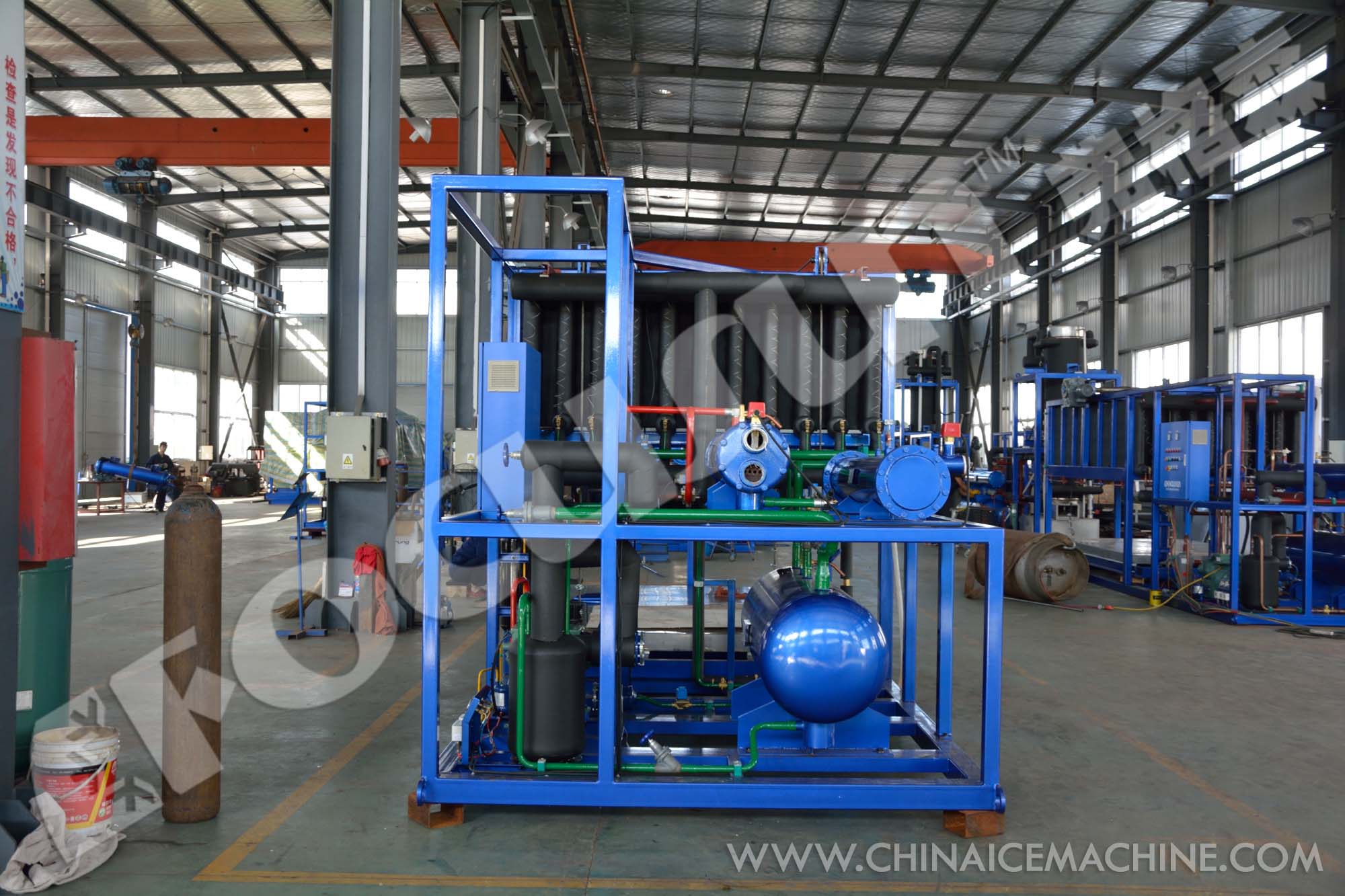 Energy Mining 3 ton/day Direct Cooling System Block Ice Machine with R507 Refrigerant