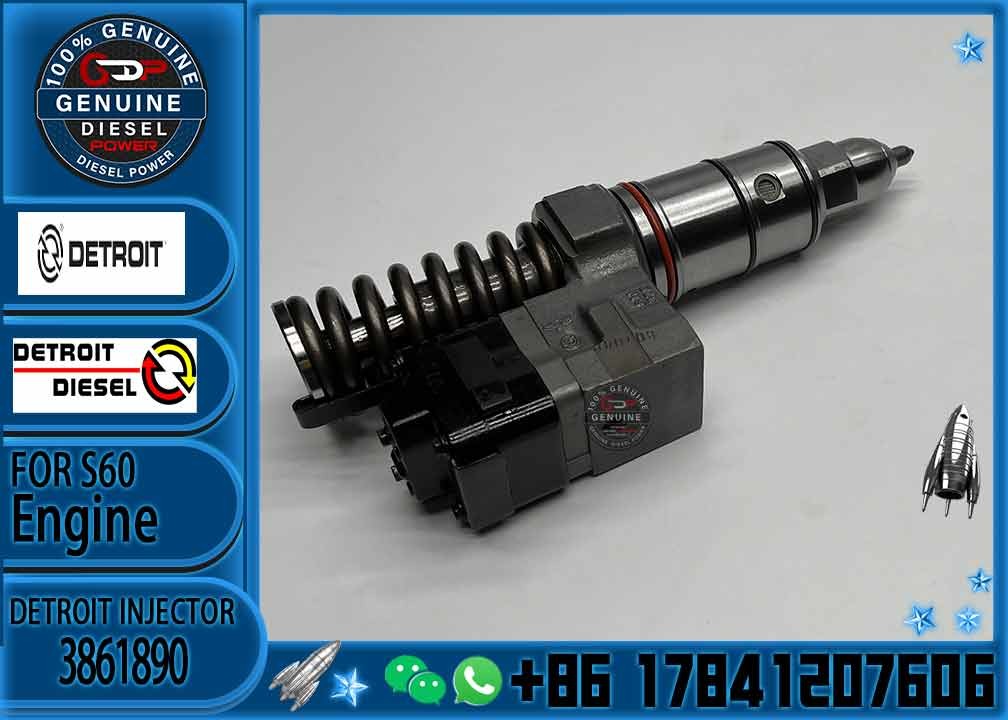 Common rail fuel injector 4991752 3861890 5234785 5235575 5237466 for Detroit Diesel series 60 11.1 and 12.7 L