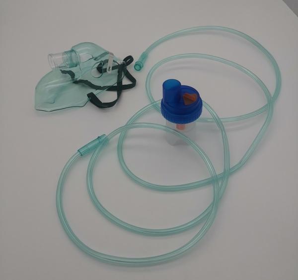 Steel PVC Adult Oxygen Mask Adjustable Disposable Adult Nebulizer Mask CE