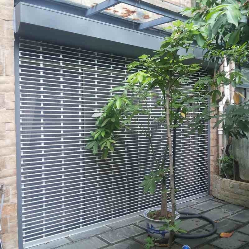 Stainless Steel / Aluminum Automatic Roller Grilles Door Sample Available