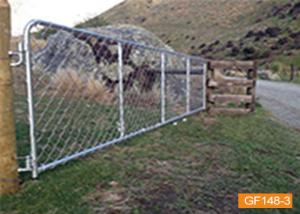 China Welded Side Iron Steel Farm Fence Gates For Animal Feed wholesale