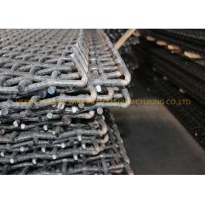 China Anti Clogging Diamond Hole 72A Steel Woven Mesh Screen wholesale
