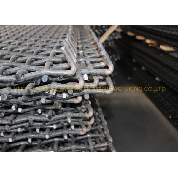 30*30mm Manganese Steel Plain Weave Crimped Wire Mesh