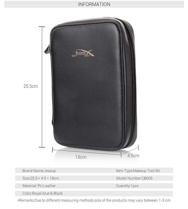 Zipper Closure 25.5x4.5x18cm Folding Makeup Bag Multi Use Comfortable