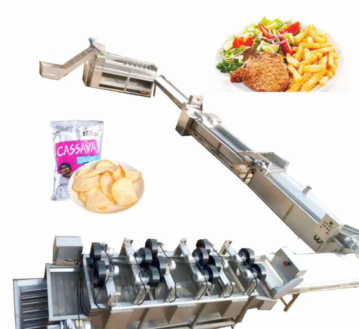 1000kg Fully Automatic Super IQF Long Potato Frozen French Fries Production Line Maker Turkey 10mm Industrial Use for Sales