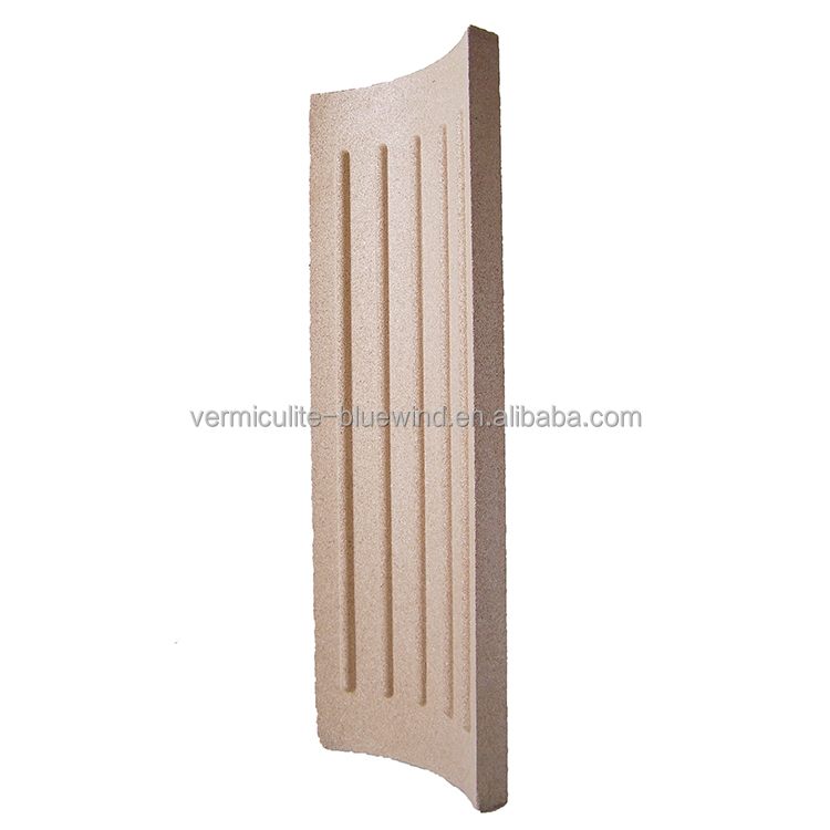 Customized lightweight cutting size vermiculite insulation fire board for steel structure fireproof cladding