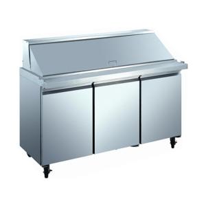 China Fan Cooling 350L Salad Bar Display Fridge for restaurant wholesale
