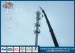 Hot Roll Steel Q235 Telecommunication Towers Anti - Corrosion With Four