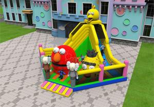 China 1000D Inflatable Play Park Sesame Street Playground Bounce House wholesale