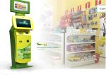 Card Printer Self Payment Kiosk floor standing , interactive display