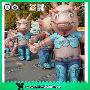 China 2m Inflatable Dragon Cartoon Walking Dragon Costume For Promotion wholesale
