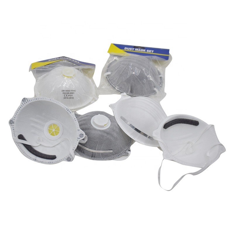 High Filtration Efficiency Disposable Respirator Mask FFP1V With Breathing Valve