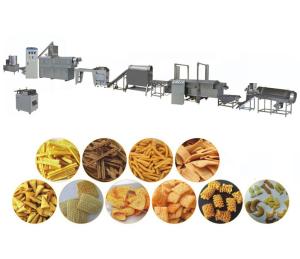 China Automatic Corn Puff Production Line 4500KG 100-500kg/h Stainless Steel Material wholesale