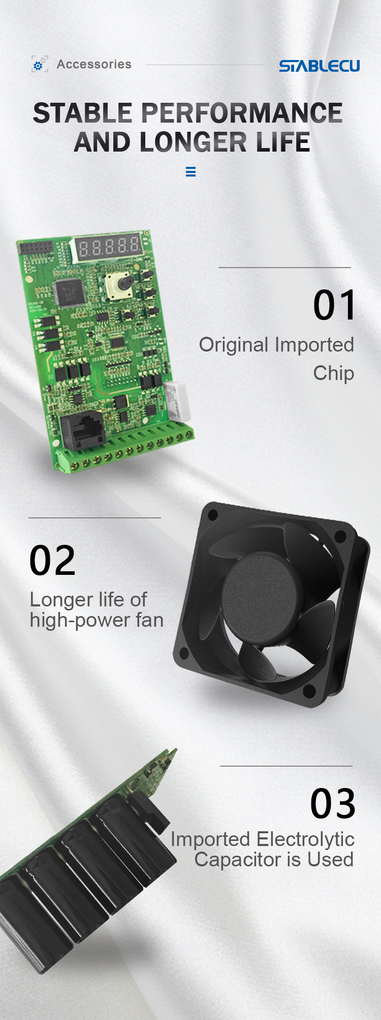 AC 380V 2.2KW Mini VFD For Induction Motor Speed Control