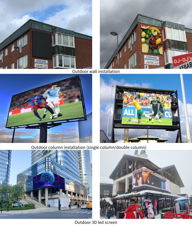 Full Color Outdoor LED Display Board Seamless Splicing LED Factory Display with Naked Eye 3D